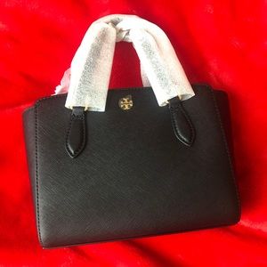 NWT Tory Burch Emerson Mini Top Zip Tote Purse